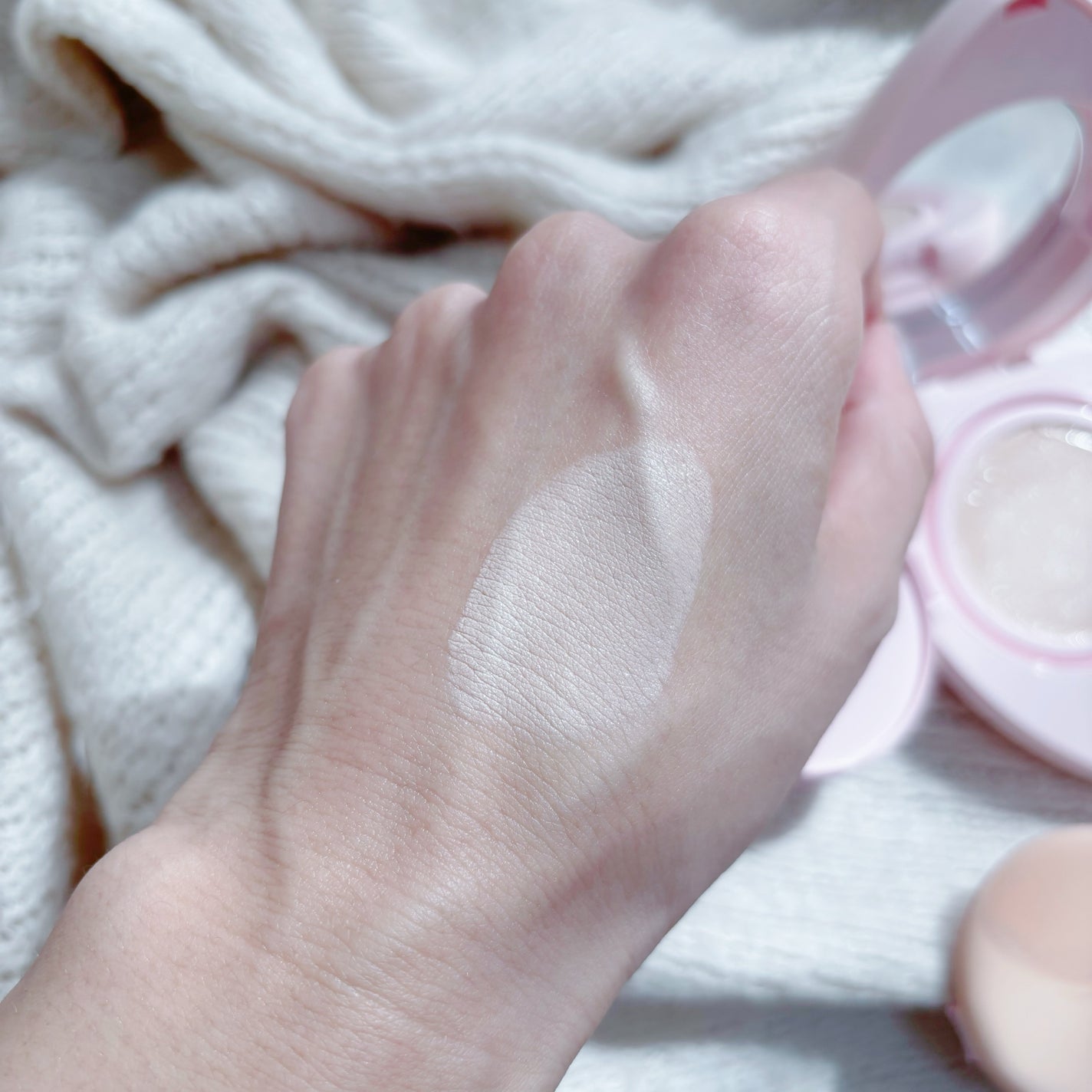 トワタッチ ハートクッション グロウメッシュ/troistouch/クッションファンデーションを使ったクチコミ(3枚目)