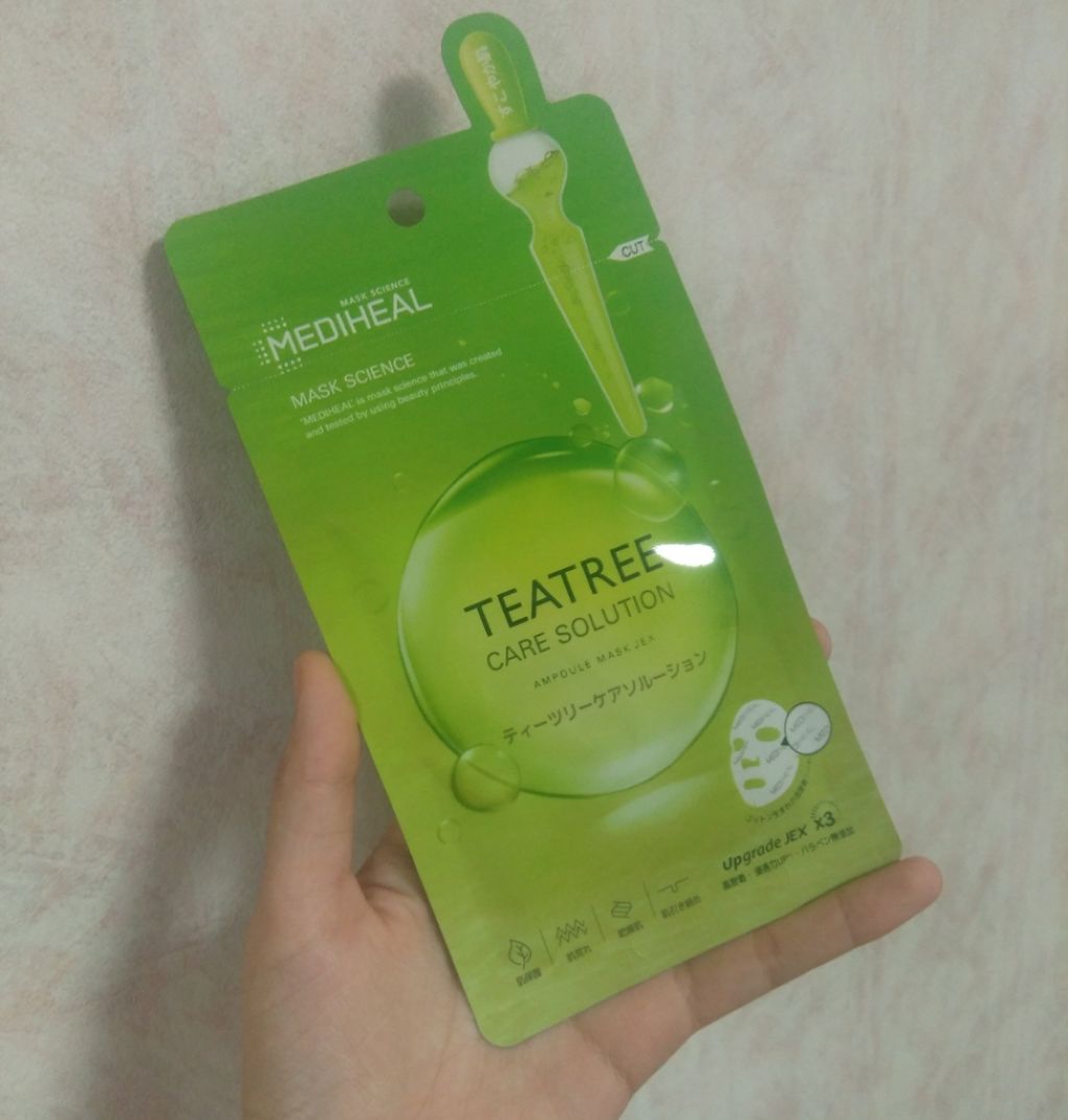 ティーツリーケアソリューション アンプルマスクJEX/MEDIHEAL/シートマスク・パックを使ったクチコミ(1枚目)