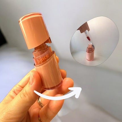 ロウグロウジェルティント/hince/リップティントを使ったクチコミ(4枚目)