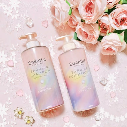 エッセンシャルプレミアム バリアシャンプー・コンディショナー シルキー&スムース/エッセンシャル/市販シャンプーを使ったクチコミ(1枚目)