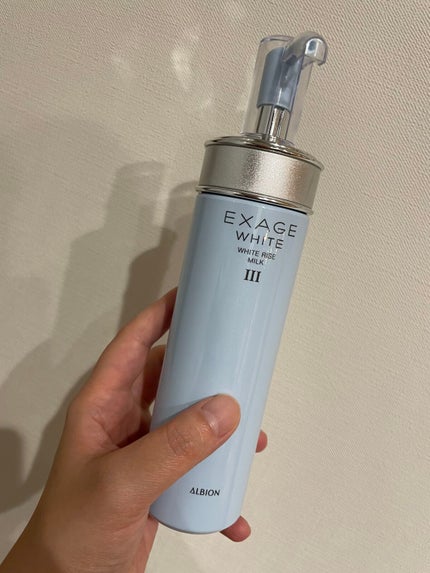 エクサージュホワイト ホワイトライズ ミルク/ALBION/乳液を使ったクチコミ(1枚目)