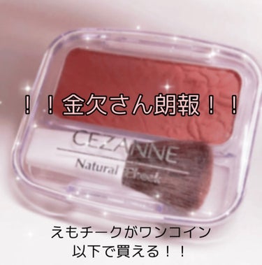 ナチュラル チークN/CEZANNE/パウダーチークを使ったクチコミ（1枚目）