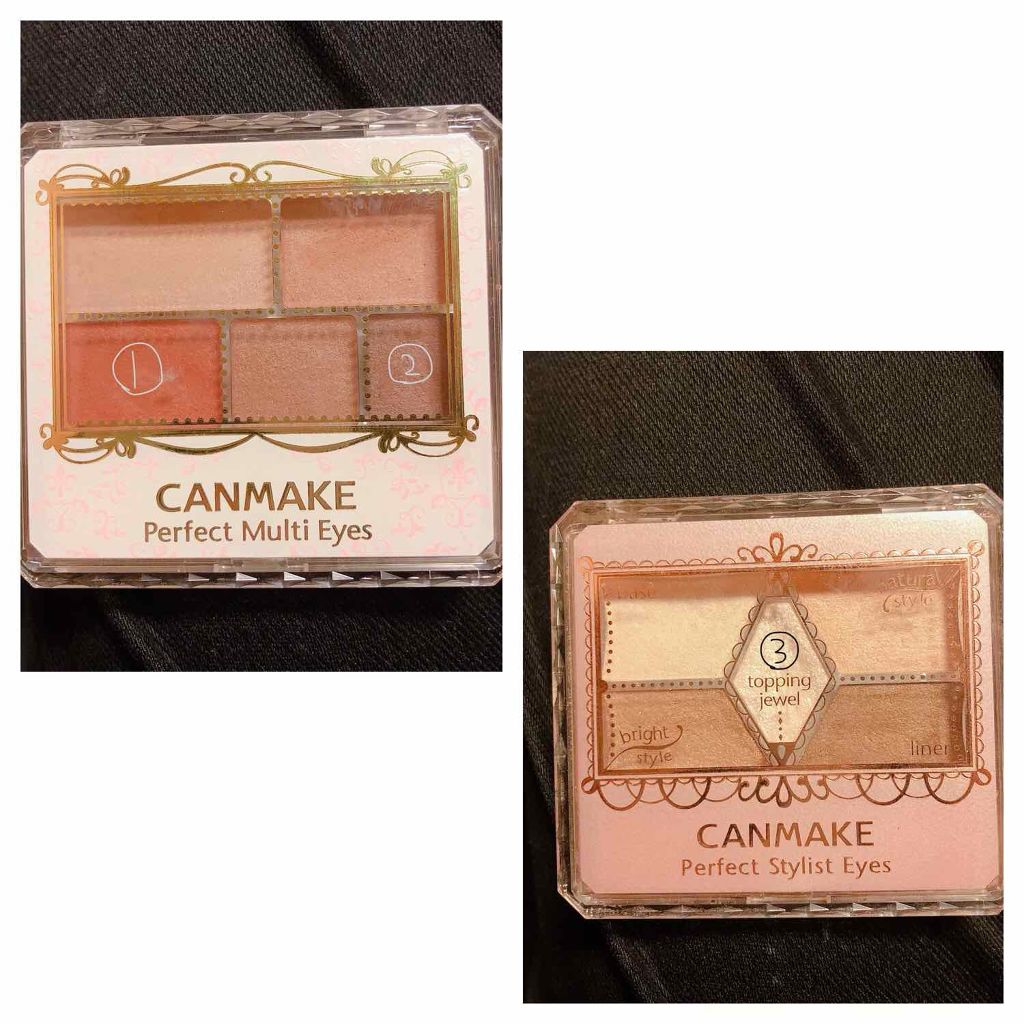 【旧品】パーフェクトスタイリストアイズ/キャンメイク/アイシャドウパレットを使ったクチコミ（2枚目）