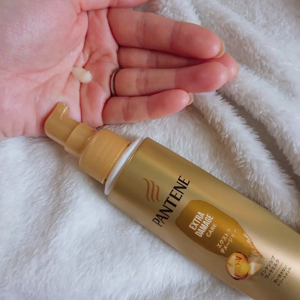エクストラダメージケア インテンシブ ヴィタミルク 洗い流さないトリートメント /パンテーン/アウトバストリートメントを使ったクチコミ(2枚目)