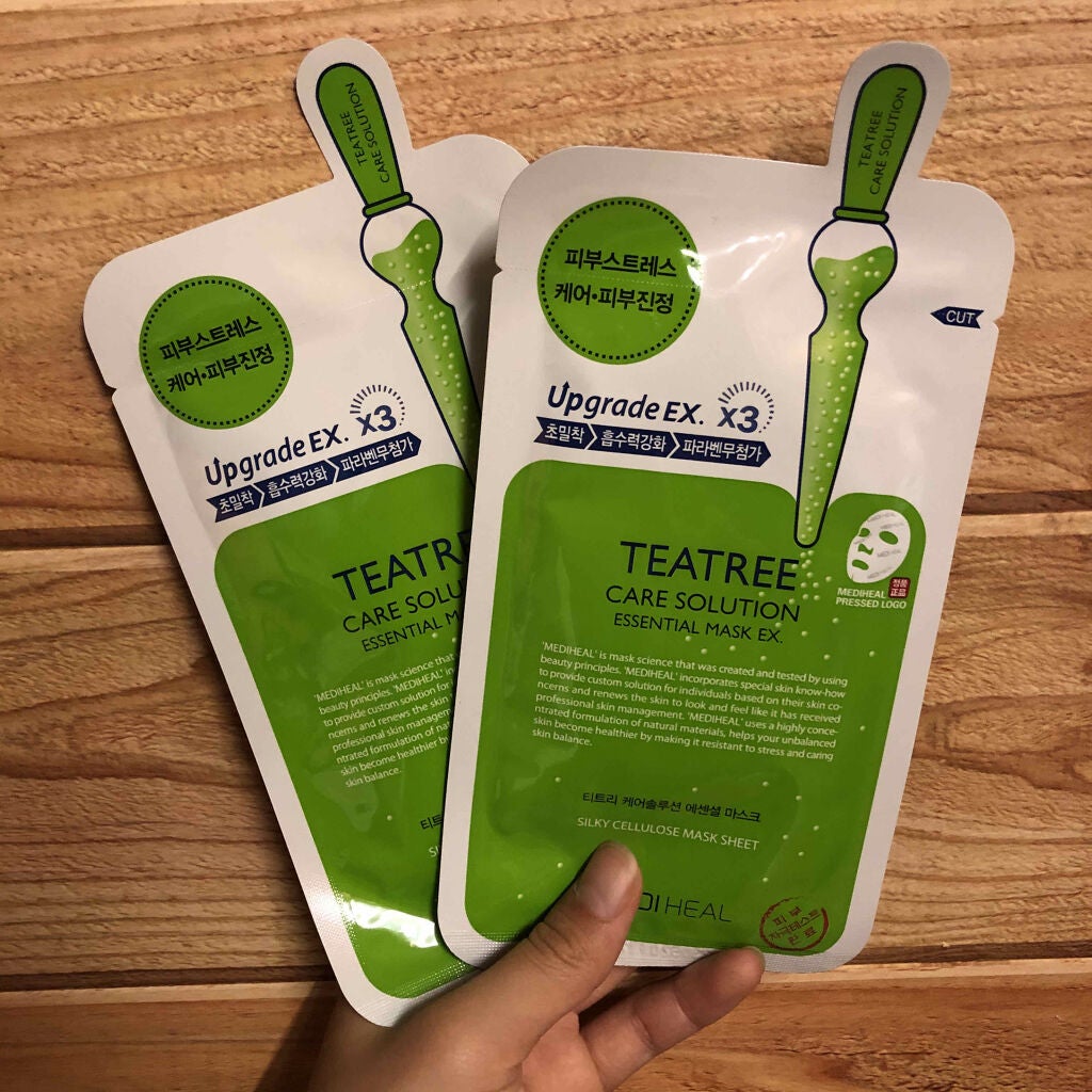 ティーツリーケア ソリューション エッセンシャルマスクEX/MEDIHEAL/シートマスク・パックを使ったクチコミ(1枚目)