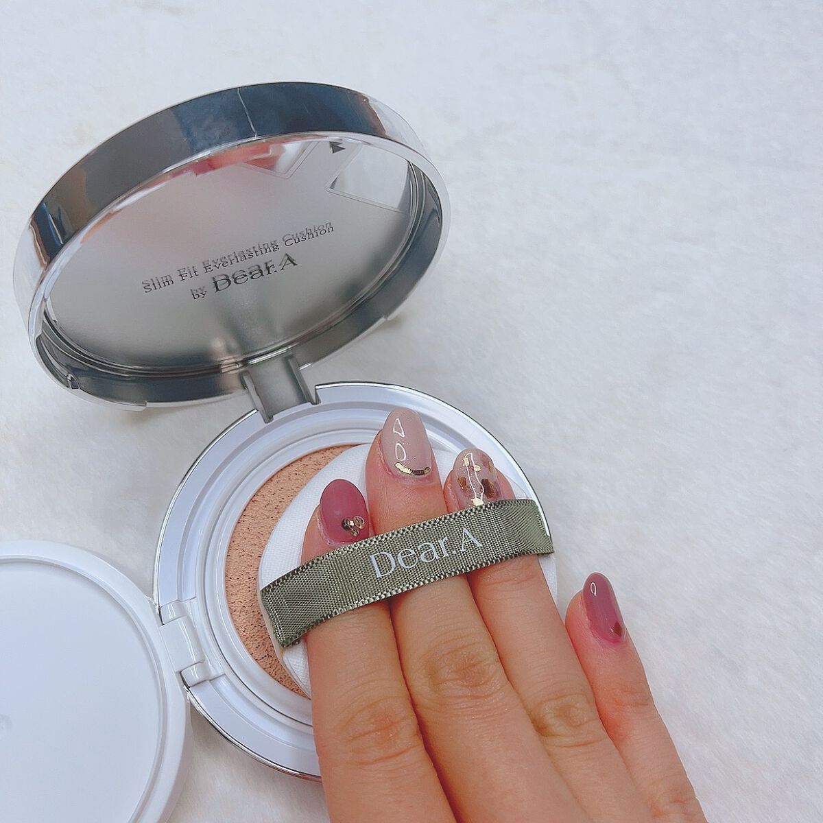 スリムフィット エバーラスティング クッション/Dear.A/クッションファンデーションを使ったクチコミ（2枚目）