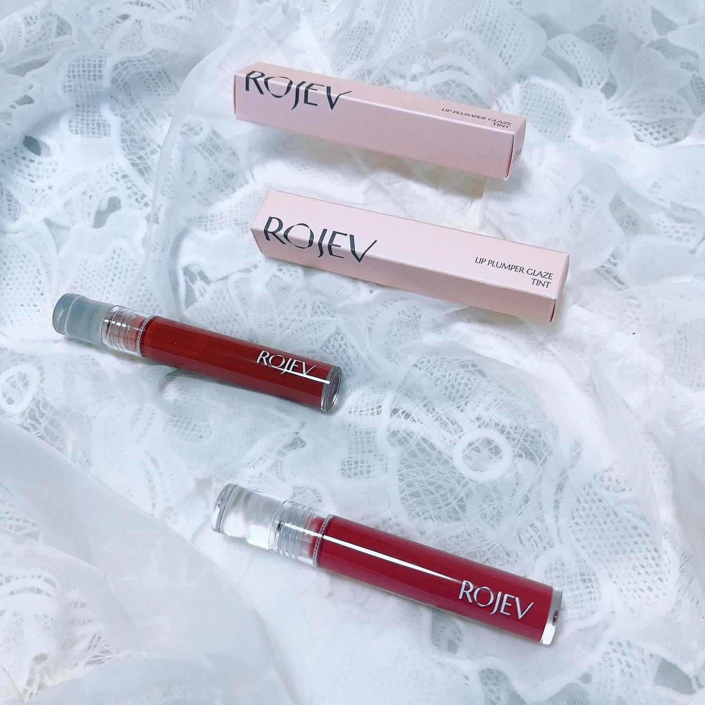 LIP PLUMPER GLAZE TINT/ROJEV/口紅を使ったクチコミ(1枚目)