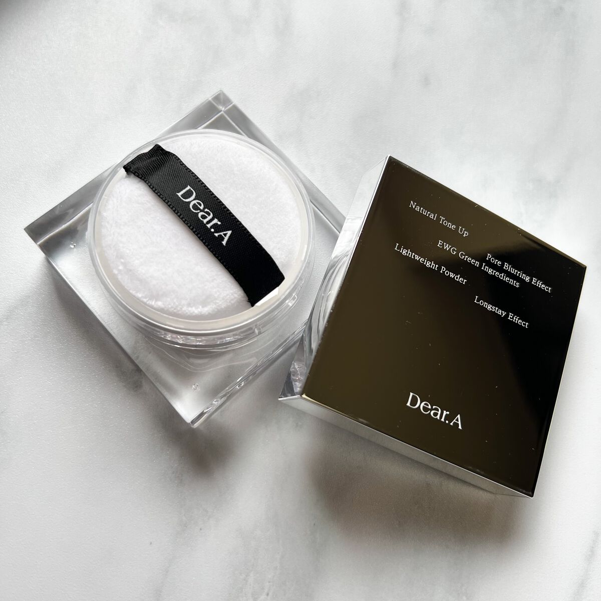 フェイス ブラー フィニッシング パウダー/Dear.A/ルースパウダーを使ったクチコミ(2枚目)