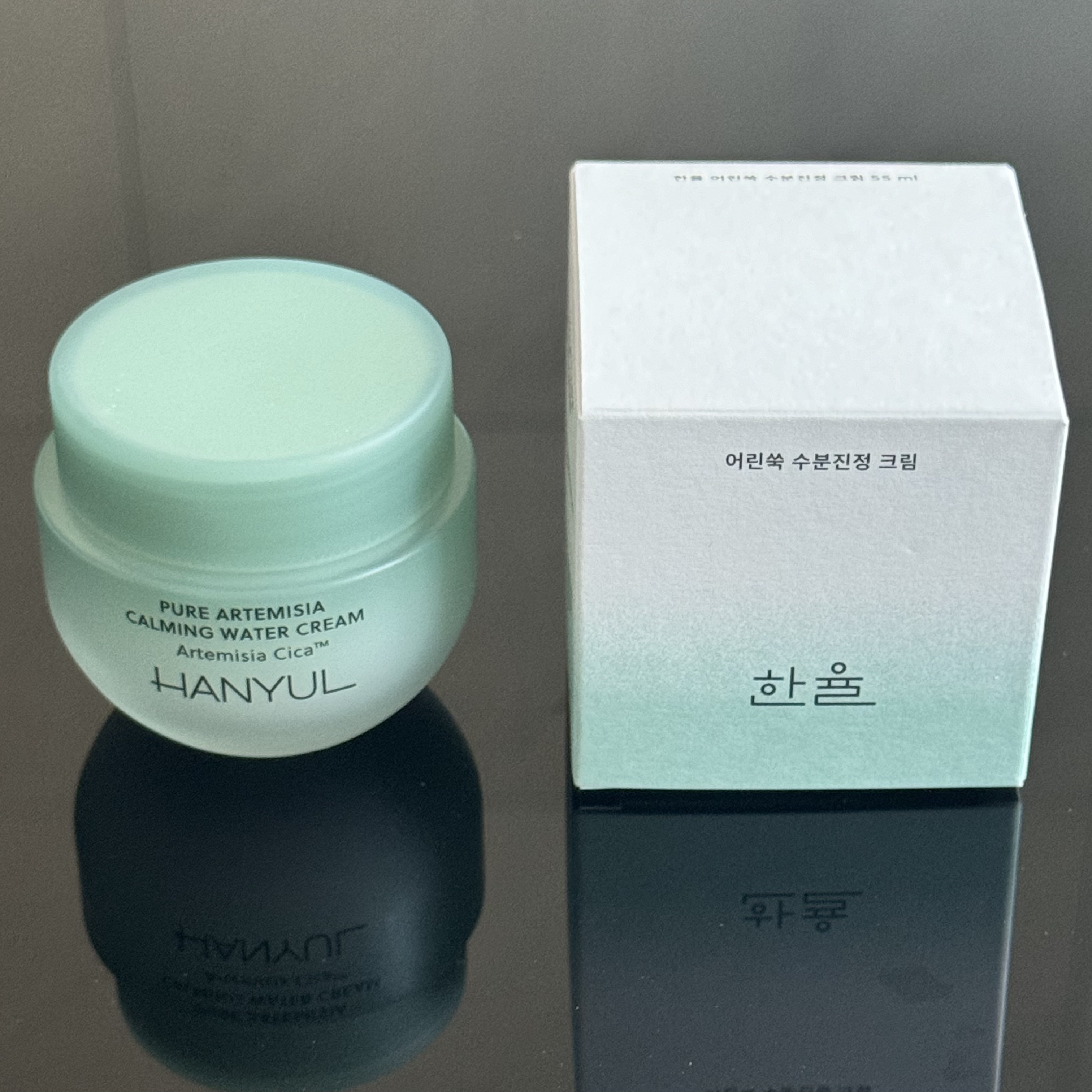 ピュアアルテミシア カーミングウォータークリーム/HANYUL(ハンユル)/フェイスクリームを使ったクチコミ（2枚目）