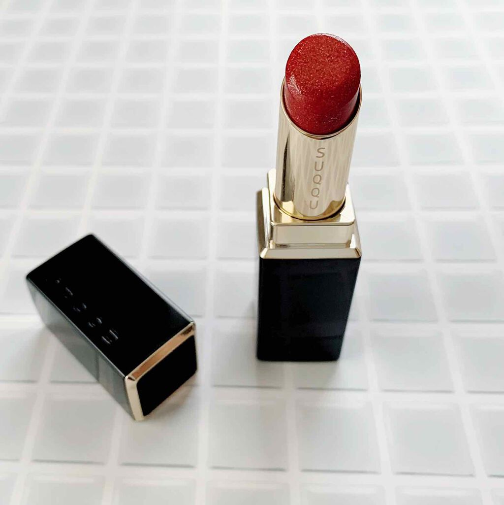 モイスチャー リッチ リップスティック 118 朱織 -SHUORI (限定)/SUQQU/口紅を使ったクチコミ（3枚目）