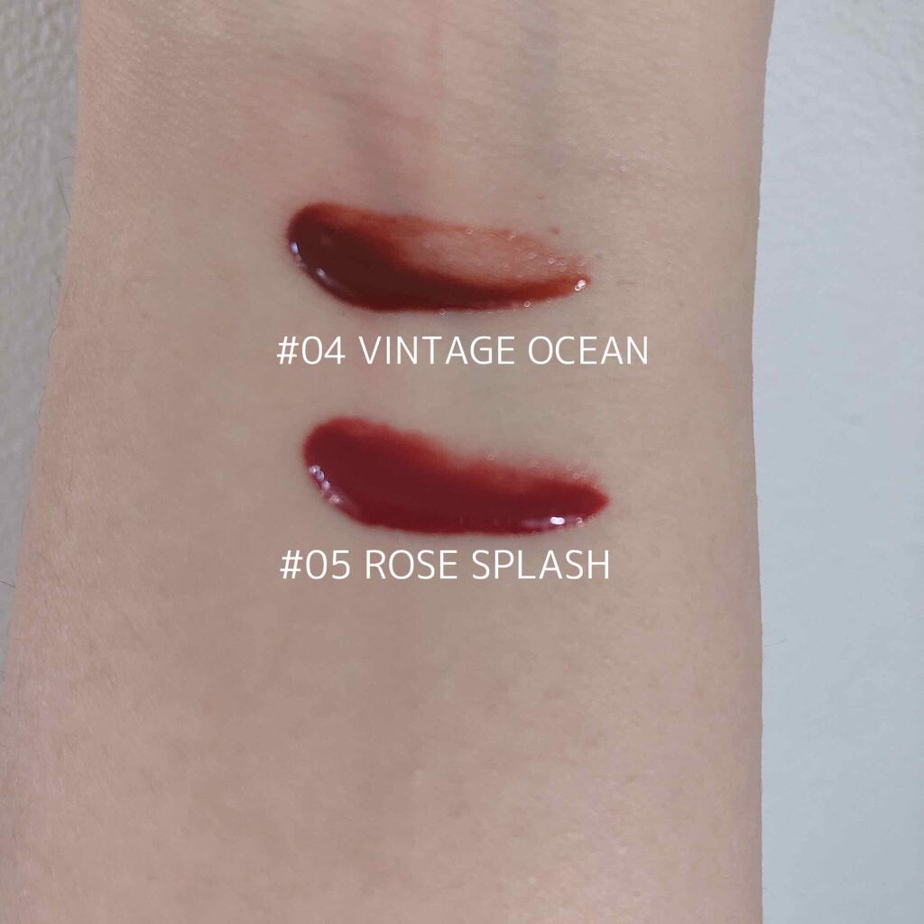 グラスティングウォーターティント/rom&nd/リップティントを使ったクチコミ（2枚目）