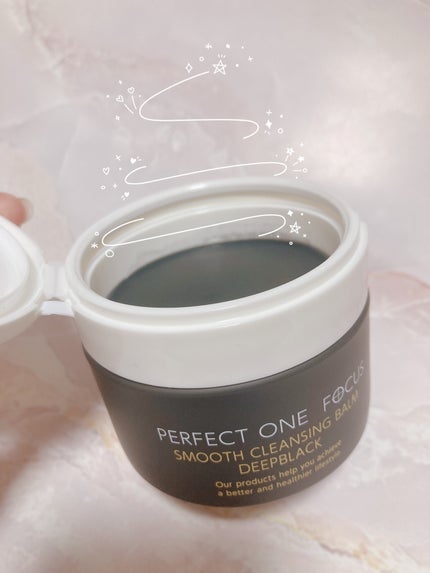 パーフェクトワンフォーカス スムースクレンジングバーム ディープブラック/PERFECT ONE FOCUS/クレンジングバームを使ったクチコミ(2枚目)