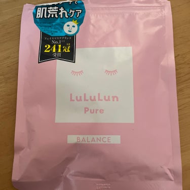 【使った商品】
ルルルン
ルルルンピュア エブリーズバランス7枚入

【商品の特徴】
以下パッケージより↓

毎日変わる肌を健やかに保ち、うるおいを守るバランスマスク
バランスうるおいタイプ
肌荒れケア