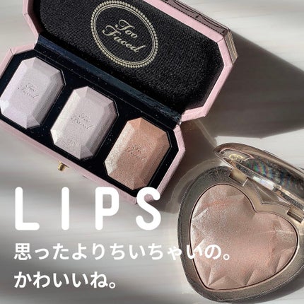 ~ダイヤモンドライト シリーズ~ マルチユース ハイライター トリオ/Too Faced/パウダーハイライトを使ったクチコミ(2枚目)