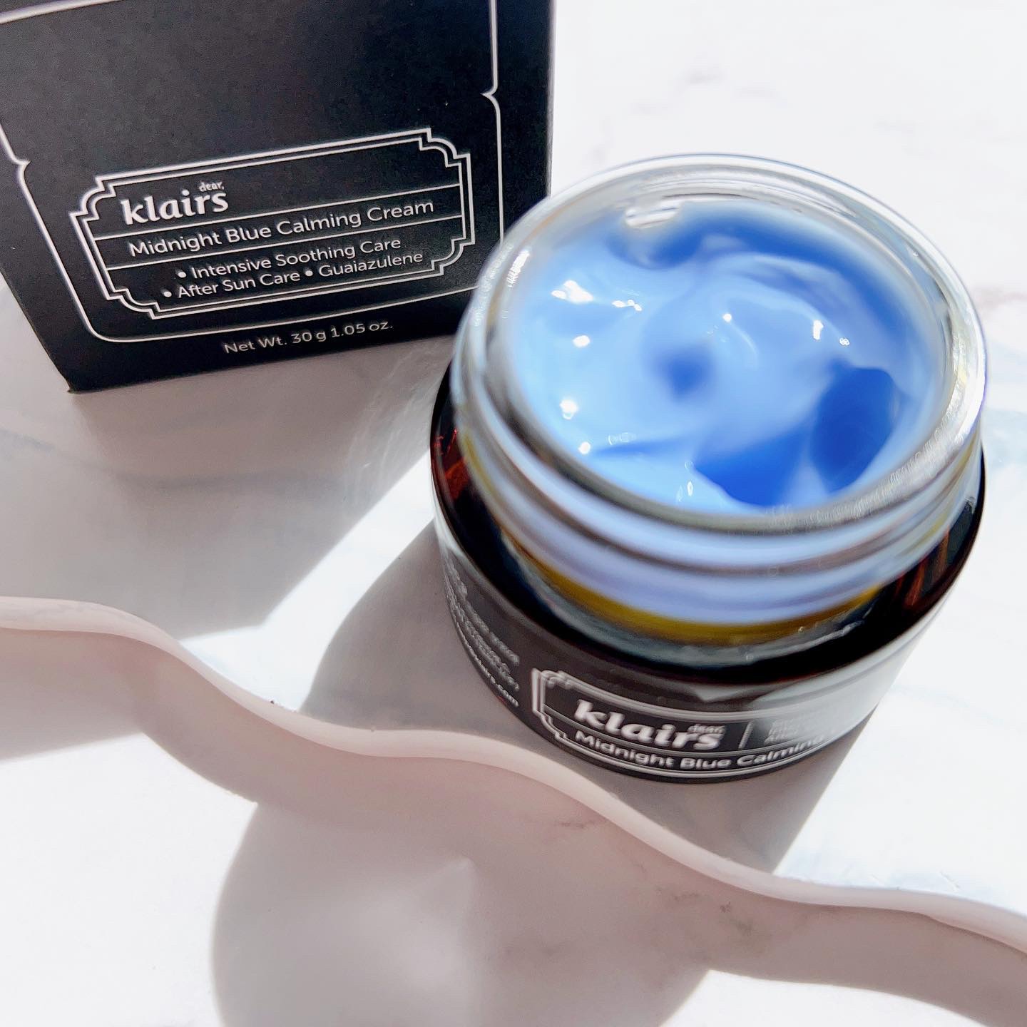 ミッドナイトブルーカーミングクリーム/Klairs/フェイスクリームを使ったクチコミ（2枚目）