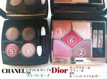 レ キャトル オンブル 328 ブラーリー モーブ/CHANEL/パウダーアイシャドウを使ったクチコミ（2枚目）