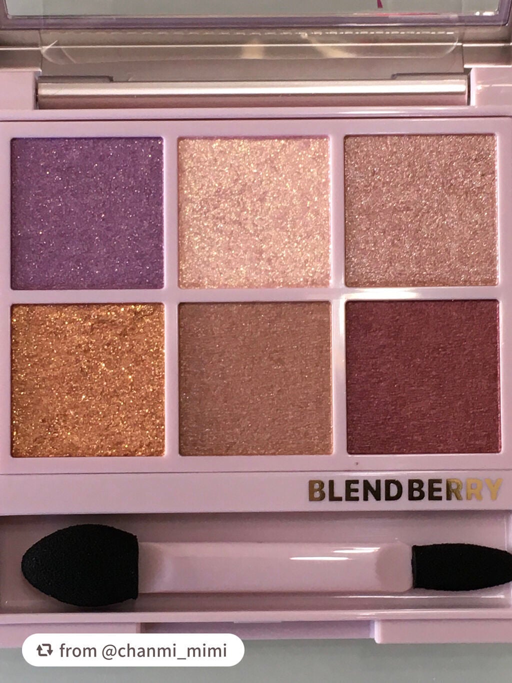 オーラクリエイション/BLEND BERRY/アイシャドウパレットを使ったクチコミ(2枚目)