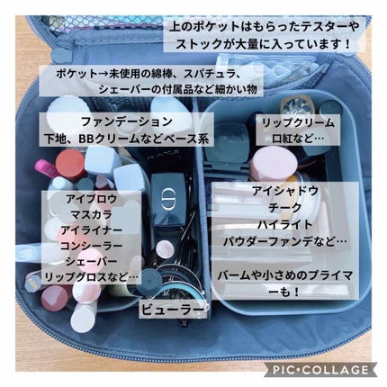 ポリプロピレン メイクボックス 1/4/無印良品/化粧ポーチを使ったクチコミ(3枚目)