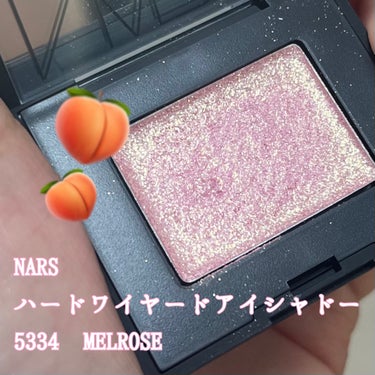 NARS ハードワイヤードアイシャドーのクチコミ「\圧倒的多幸感/
春先取り桃シャドウ🍑🌸

こんにちは、모모です！🙋‍♀️今回は、メイクにちょ.....」（2枚目）