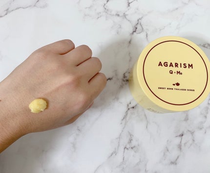 Q+Me スウィートボムタラソスクラブレモンティーの香り/AGARISM/バスト・ヒップケアを使ったクチコミ(6枚目)
