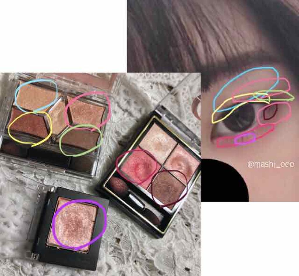 【旧品】パーフェクトスタイリストアイズ/キャンメイク/アイシャドウパレットを使ったクチコミ（2枚目）