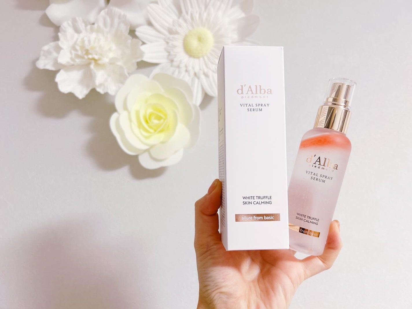 ダルバ ホワイトトリュフバイタルスプレーセラム/ダルバ/ミスト状化粧水を使ったクチコミ(1枚目)