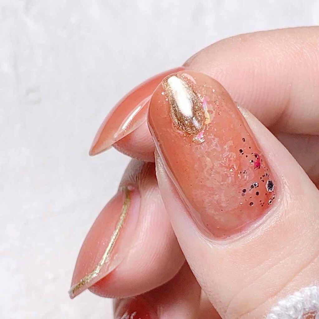 aiainail_@セルフネイル on LIPS 「nailforall新商品《メタリックカラージェル》を使用し..」(2枚目)