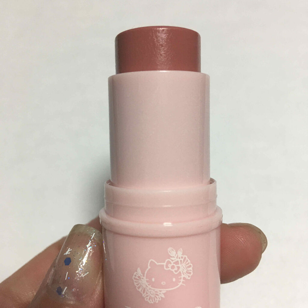 Blooming Kitty スティックカラーチーク/DAISO/ジェル・クリームチークを使ったクチコミ（3枚目）