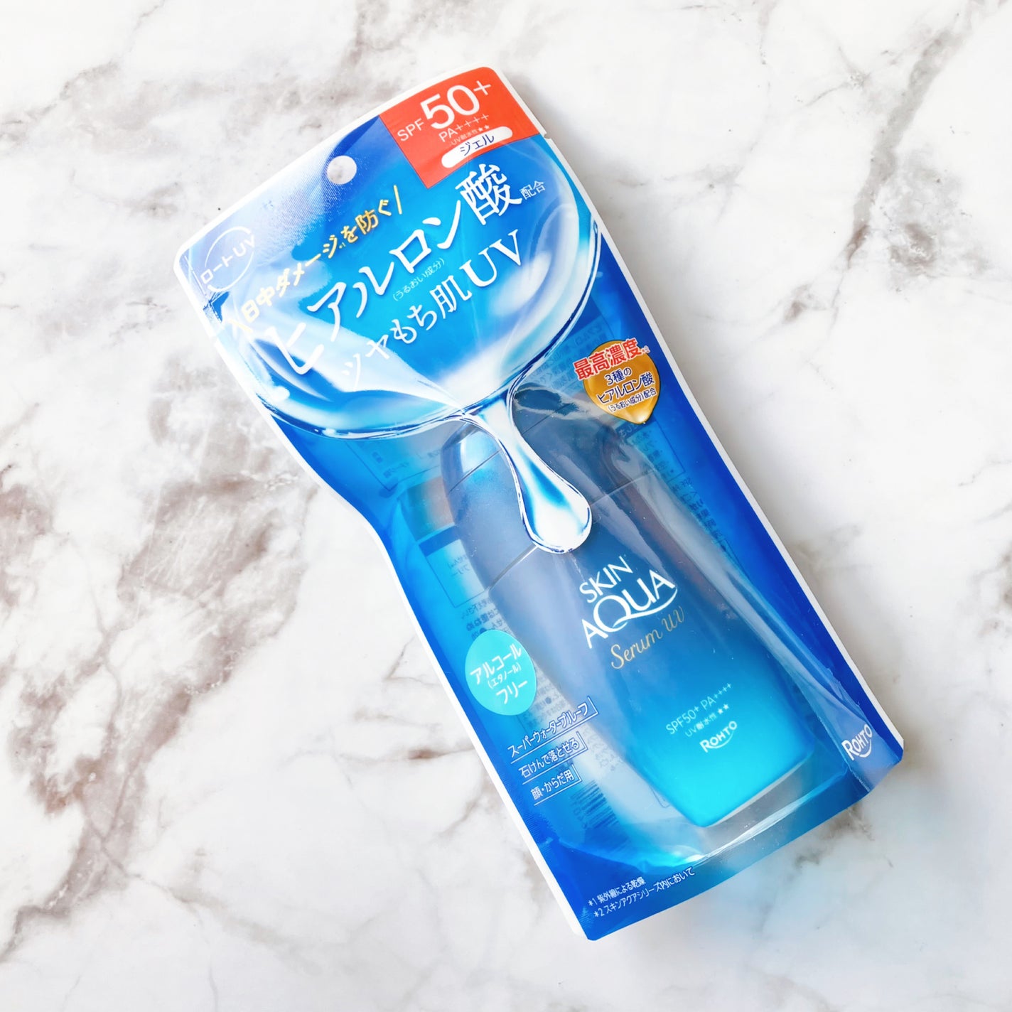 スキンアクア ヒアルロンセラムUV/スキンアクア/日焼け止めローションを使ったクチコミ(4枚目)