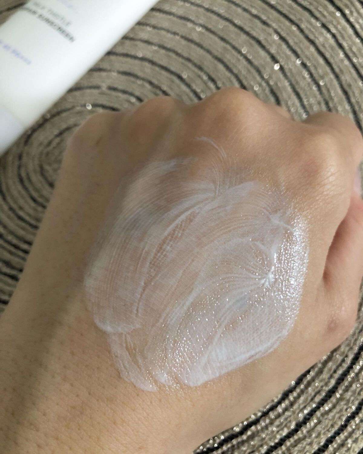 ミルクシスルリペアシカサンスクリーンプラス/BANOBAGI/日焼け止めミルクを使ったクチコミ(3枚目)