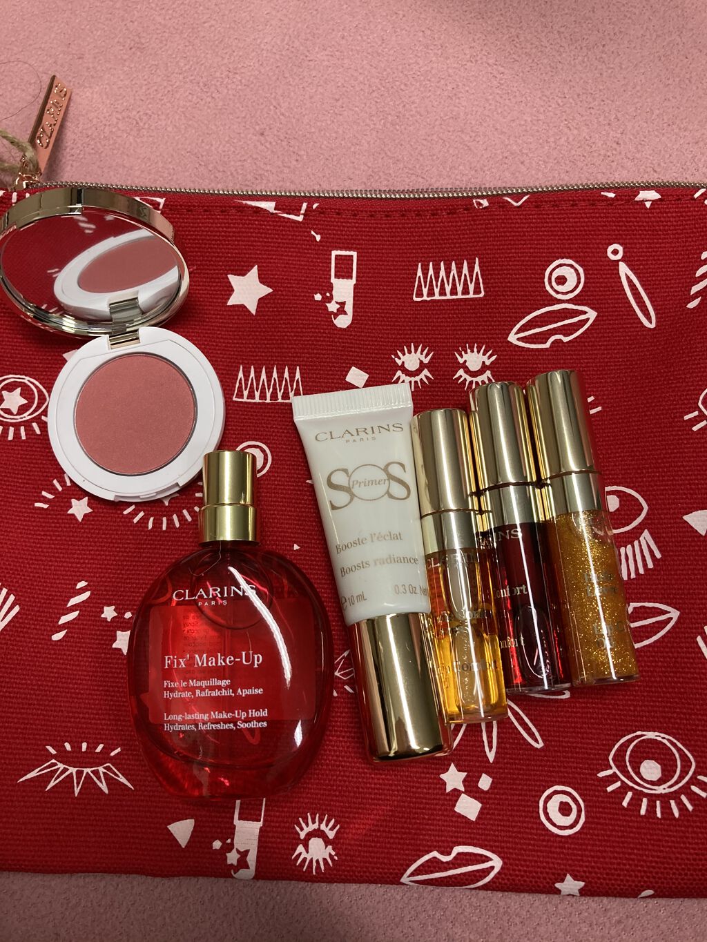 ジョリ ブラッシュ 02 チーキーピンク/CLARINS/パウダーチークを使ったクチコミ（1枚目）