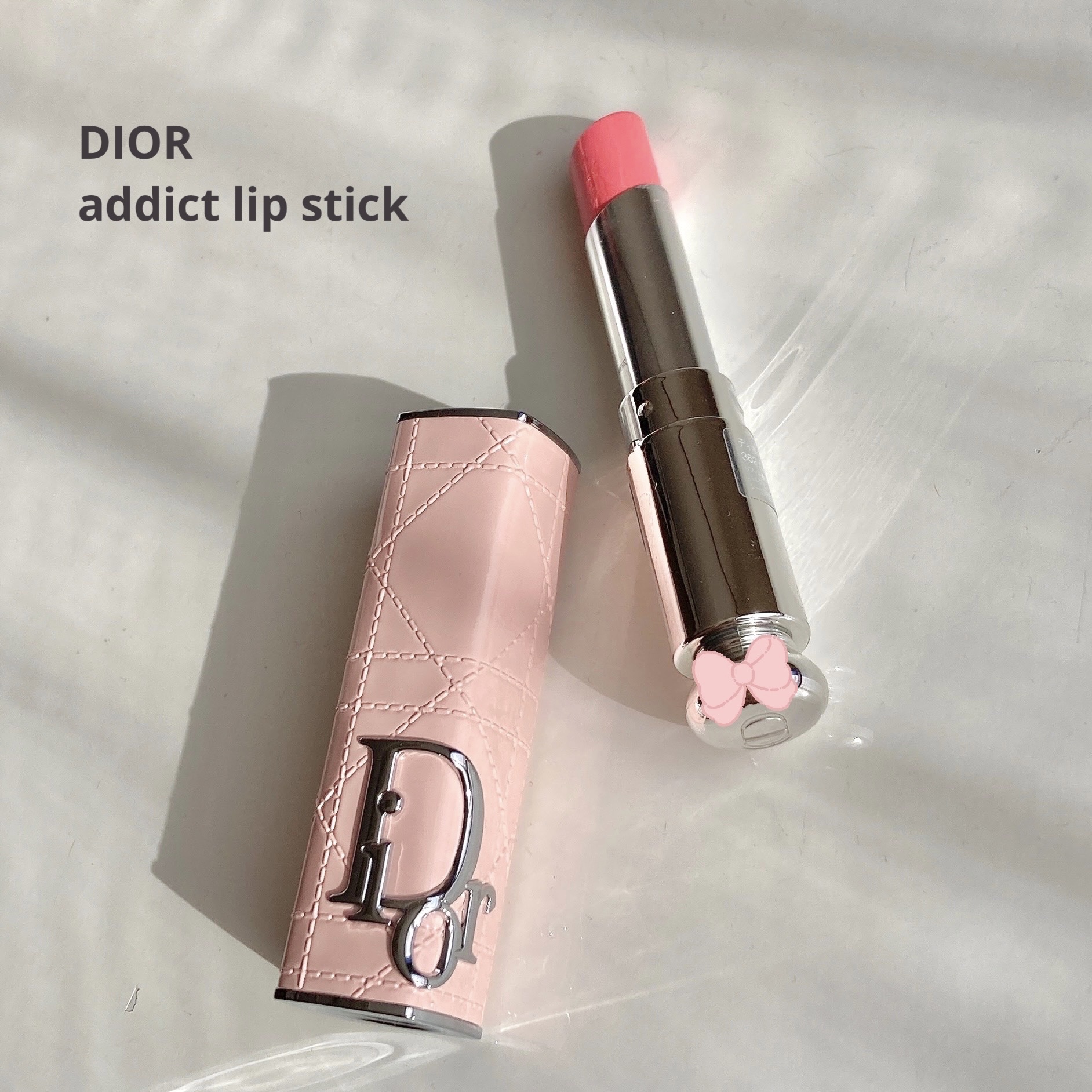 ディオール アディクト リップスティック 362 ローズ ボヌール/Dior/口紅を使ったクチコミ（1枚目）