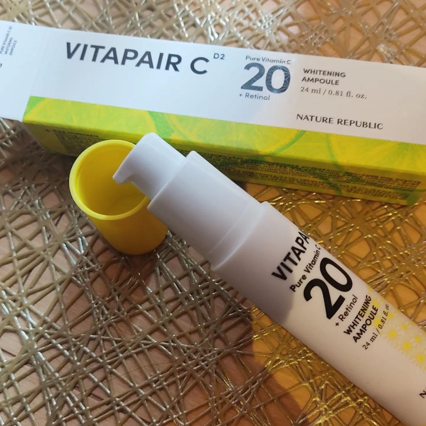 ビタペアC ビタレチ美容液/ネイチャーリパブリック/美容液を使ったクチコミ(3枚目)