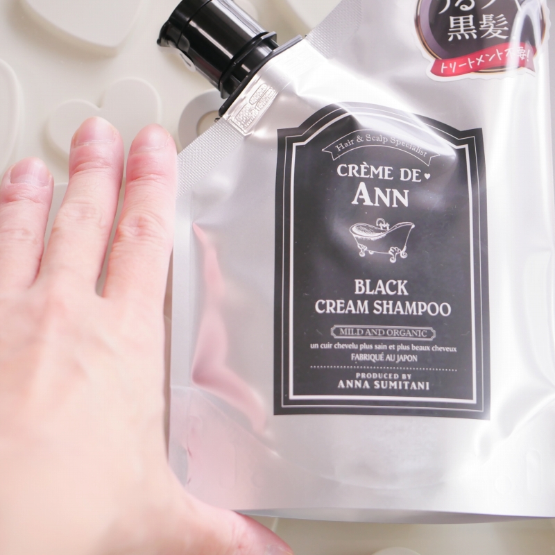 ブラッククリームシャンプー/creme de Ann/市販シャンプーを使ったクチコミ（1枚目）