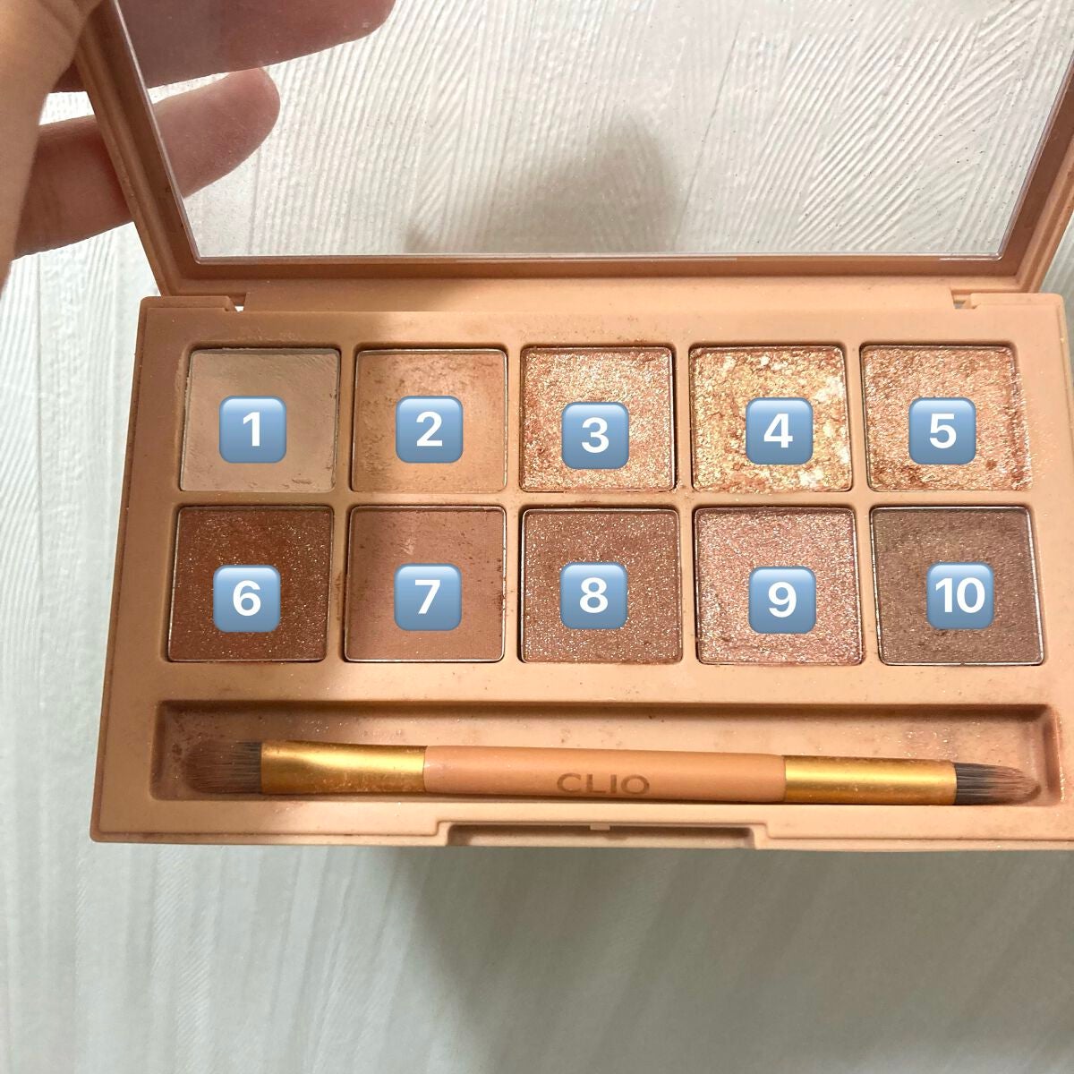 プロ アイ パレット/CLIO/アイシャドウパレットを使ったクチコミ(2枚目)