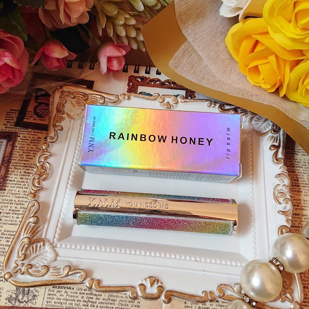 YNM  レインボーハニーリップバーム/YNM/リップバームを使ったクチコミ（3枚目）