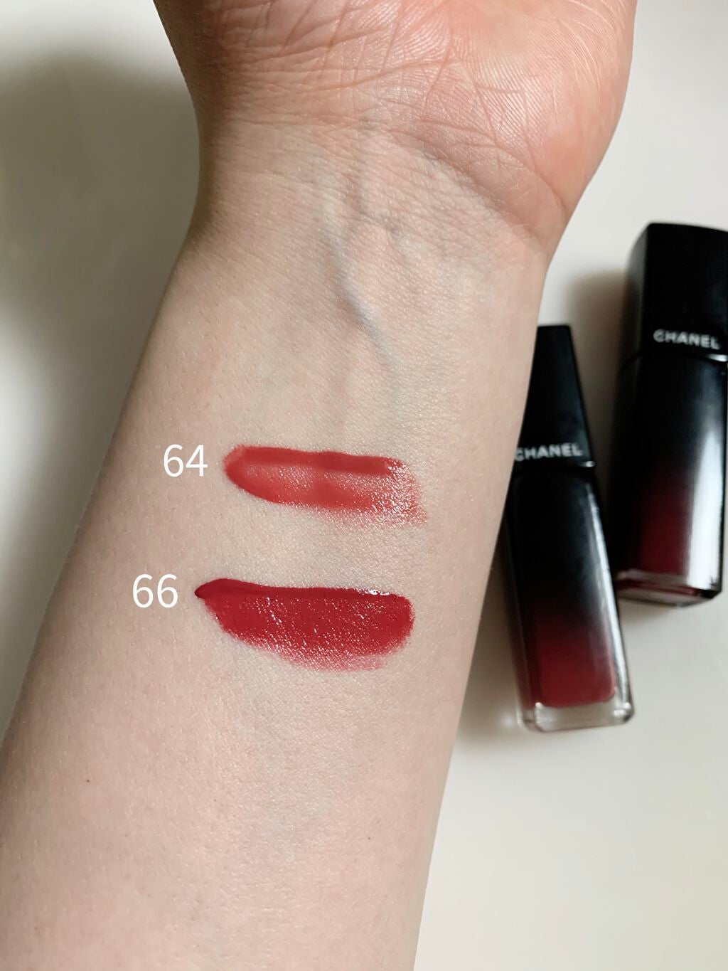 ルージュ アリュール ラック/CHANEL/口紅を使ったクチコミ(2枚目)