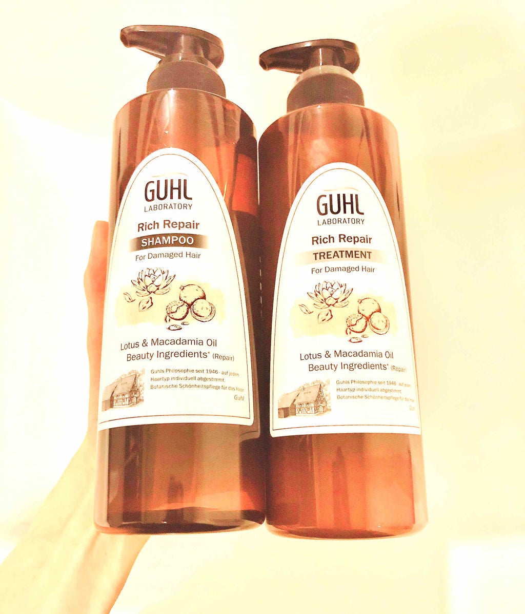 リッチリペア シャンプー/トリートメント/GUHL LABORATORY/市販シャンプーを使ったクチコミ(1枚目)