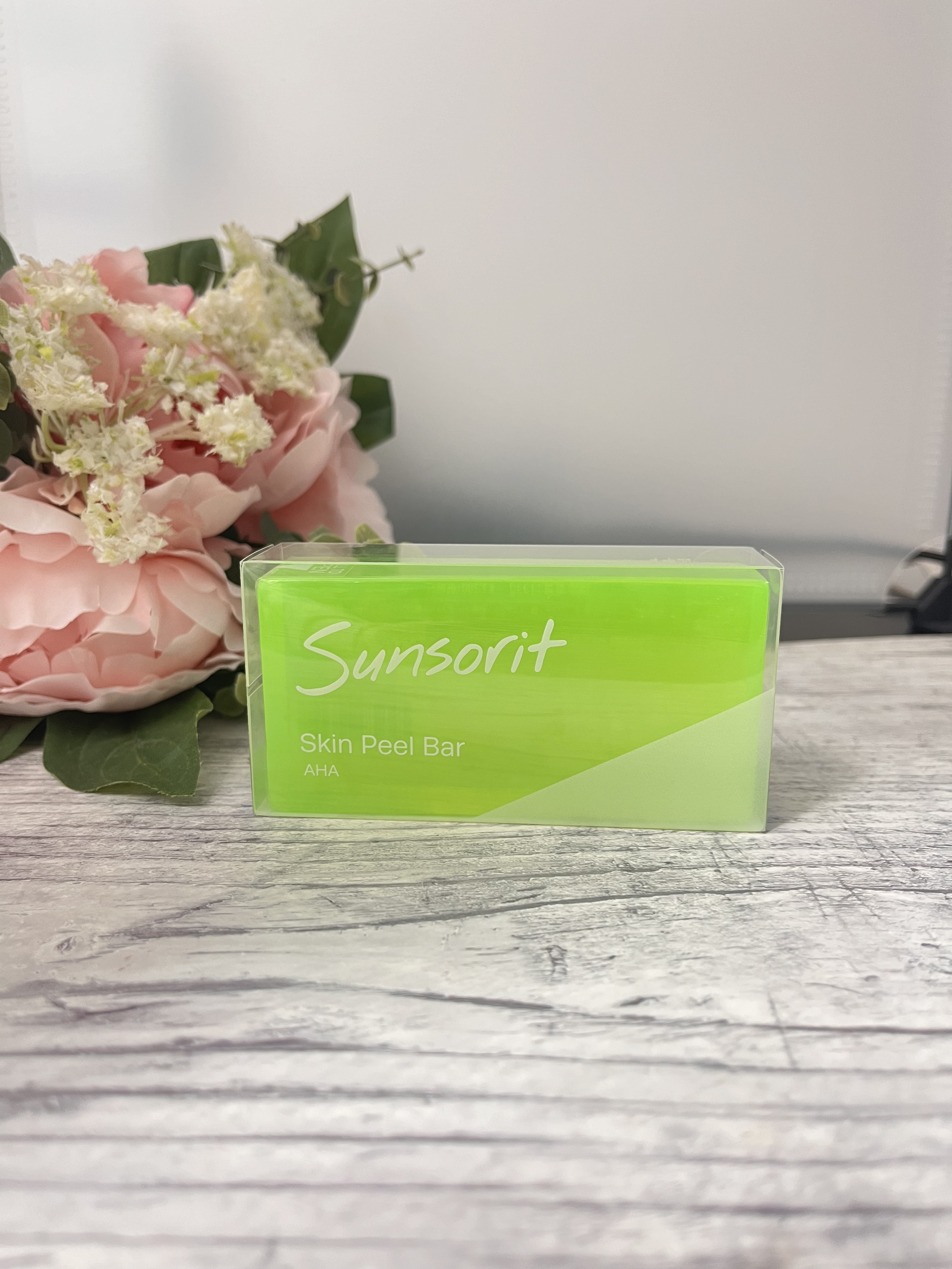 スキンピールバー AHA/サンソリット/洗顔石鹸を使ったクチコミ（1枚目）