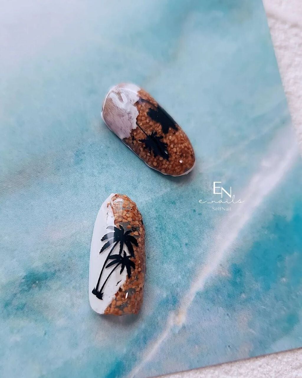 e_nails//フォロバ◎//ネイルとコスメ好きママ on LIPS 「SummerNail𓈒*⑅𓂃𓂃𓈒*⑅@petit_price_..」(2枚目)