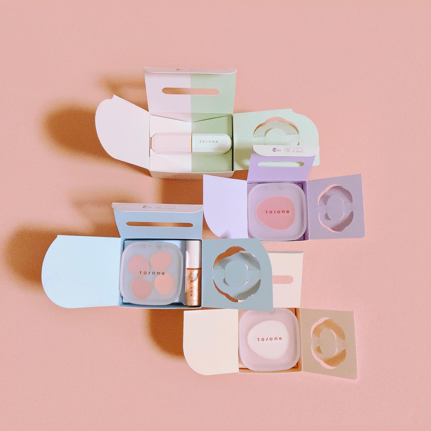 トーン カラー ブロッサム グロウ バーム/to/one/口紅を使ったクチコミ（3枚目）