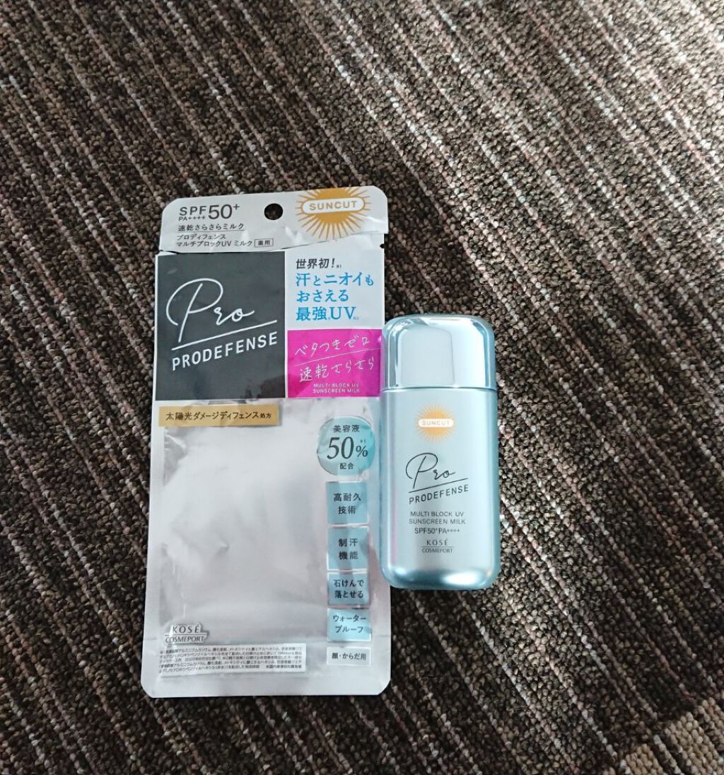 プロディフェンス マルチブロックUV ミルク /サンカット®/日焼け止めミルクを使ったクチコミ(1枚目)