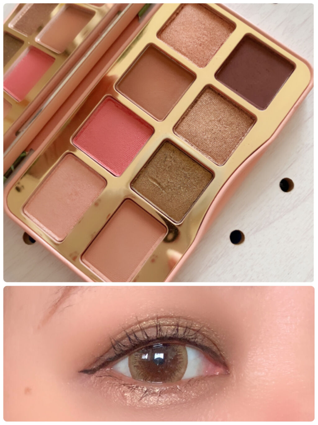 シェイク ユア パーム パームズ ミニ アイシャドウ パレット/Too Faced/アイシャドウパレットを使ったクチコミ（1枚目）