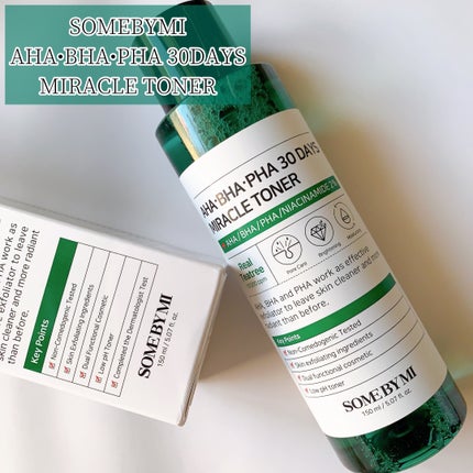 AHA·BHA·PHA 30デイズミラクルトナー/SOME BY MI/化粧水を使ったクチコミ(1枚目)