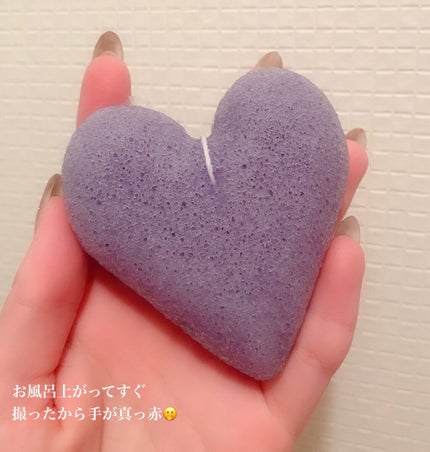 天然こんにゃくパフ/DAISO/その他スキンケアグッズを使ったクチコミ(2枚目)