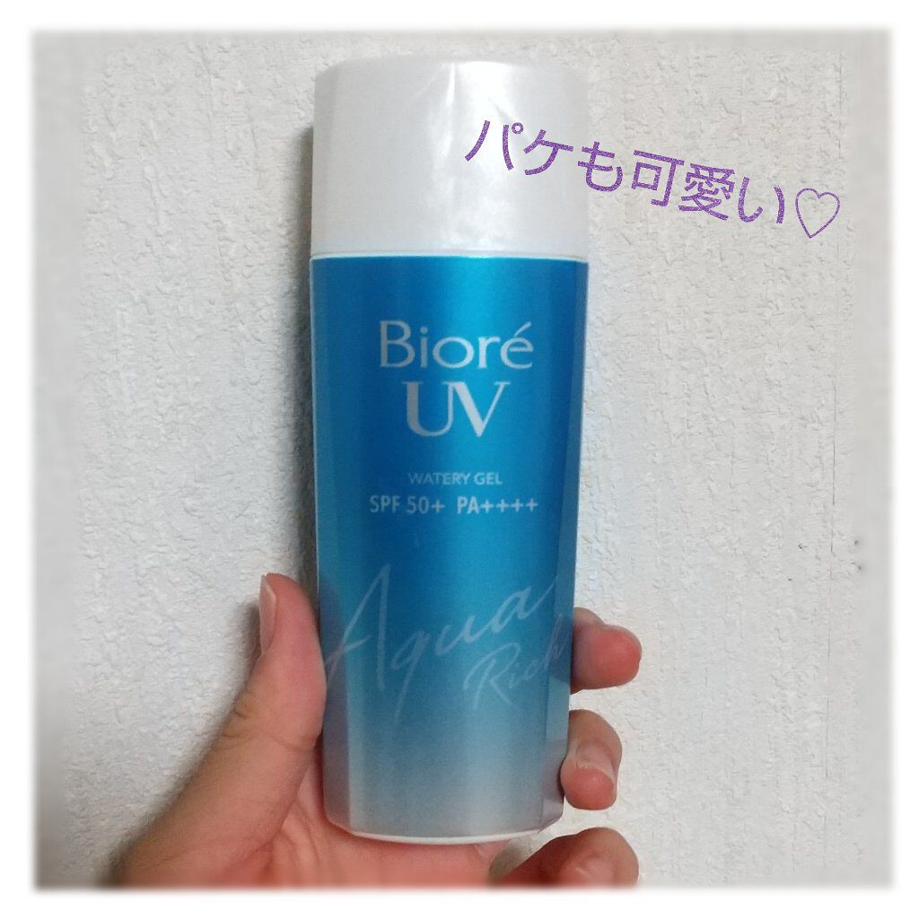 ビオレUV アクアリッチウォータリージェル /ビオレ/日焼け止め・UVケアを使ったクチコミ（2枚目）