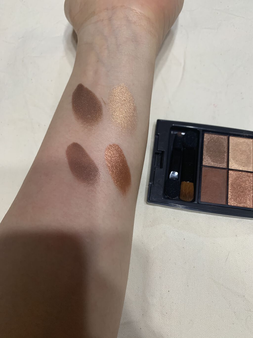 パレットアイシャドウ/＆be/アイシャドウパレットを使ったクチコミ（1枚目）