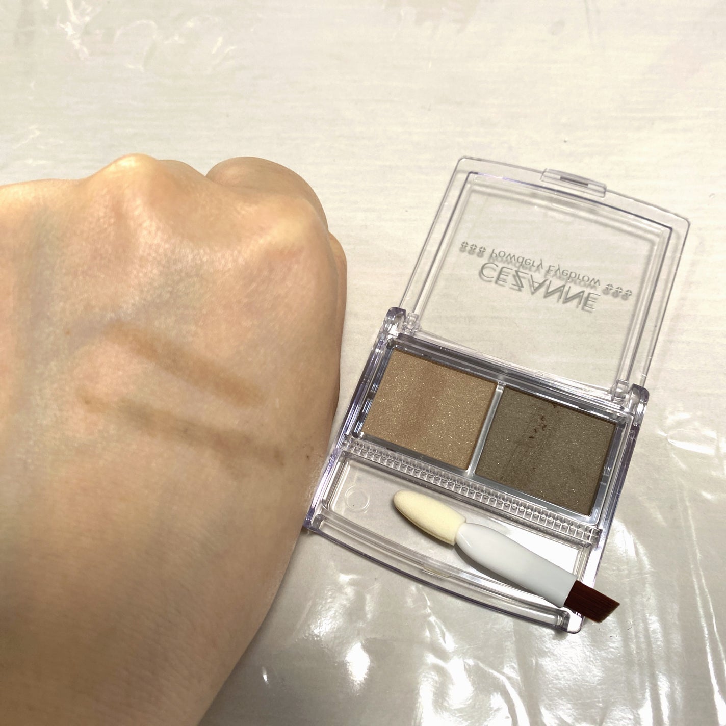 パウダーアイブロウR/CEZANNE/パウダーアイブロウを使ったクチコミ(3枚目)