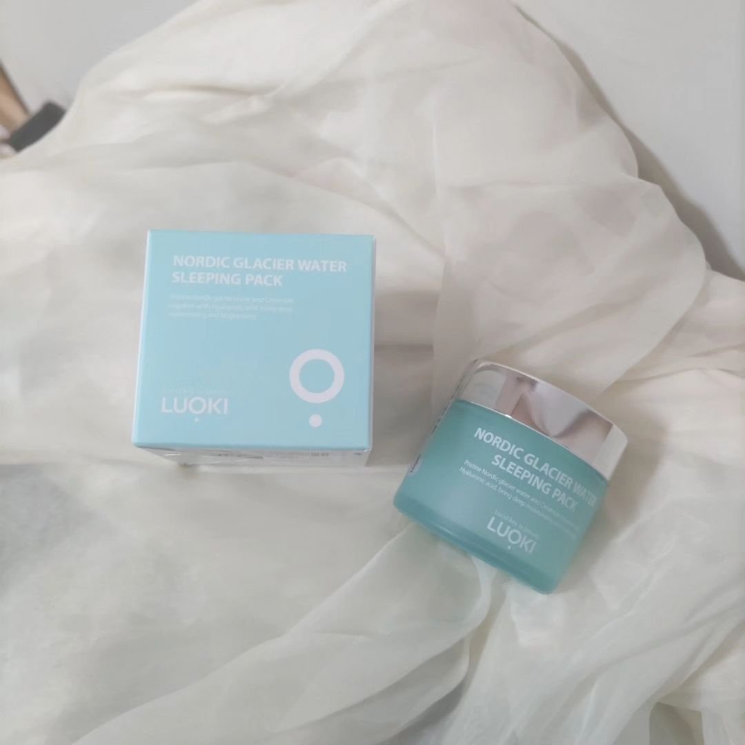 ノルディック氷河水スリーピングパック/LUOKI/フェイスクリームを使ったクチコミ（1枚目）