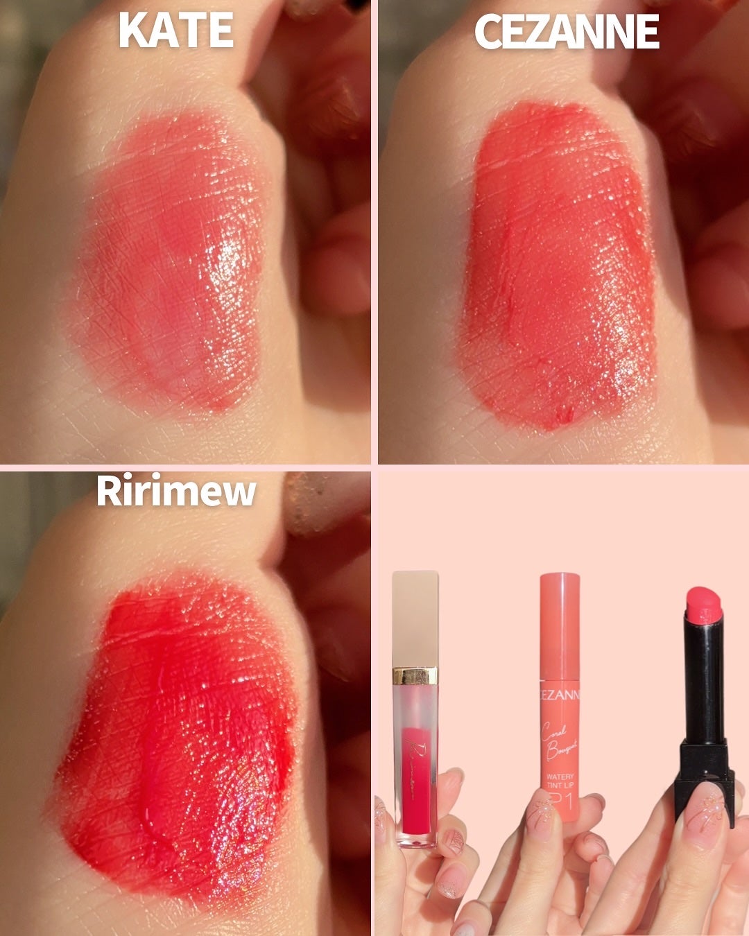 ウォータリーティントリップ/CEZANNE/リップティントを使ったクチコミ(8枚目)